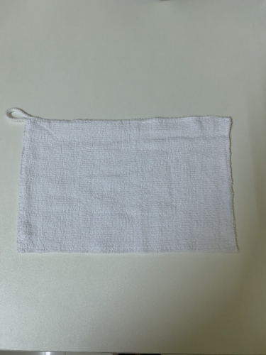 100％コットン雑巾の製造様子