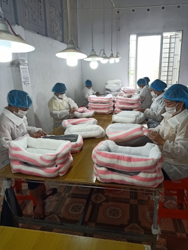 ペットベッドを製造し始めた